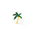 Diamond or Tsavorite Palm Tree Stud Earring