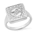 Diamond Zodiac Signet Ring