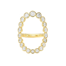 Continuity Bezel Diamond Orbit Ring
