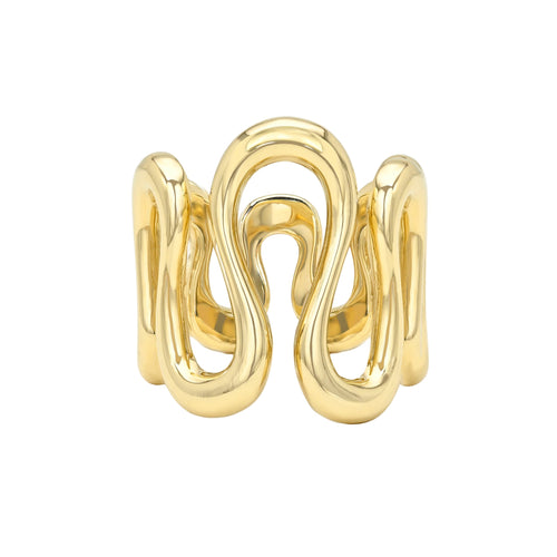 Sené Aura Gold or Pave Diamond Ring