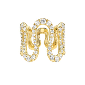 Sené Aura Gold or Pave Diamond Ring