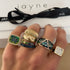 Rinna Polished & Fluted Domed Statement Ring