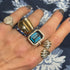 Rinna Polished & Fluted Domed Statement Ring