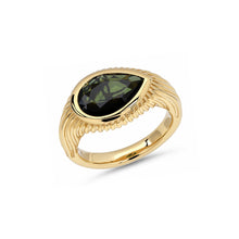Solitaire Ripple Ring