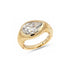 Solitaire Ripple Ring