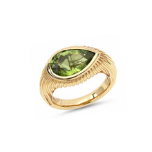 Solitaire Ripple Ring