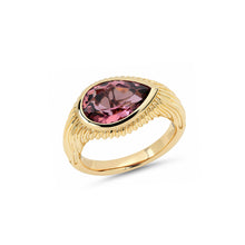 Solitaire Ripple Ring