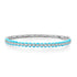 Puffy Turquoise & Pave Diamond Bangle Bracelet