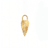 Ruffled Heart Earring Charm