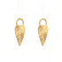 Ruffled Heart Earring Charm