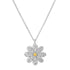 Milestones by AB for Eriness Large Diamond Daisy Necklace