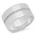Cigar Band with Diamond Row Ring