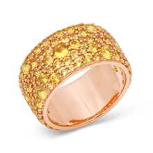 Juicy Gemstone Cigar Band Ring