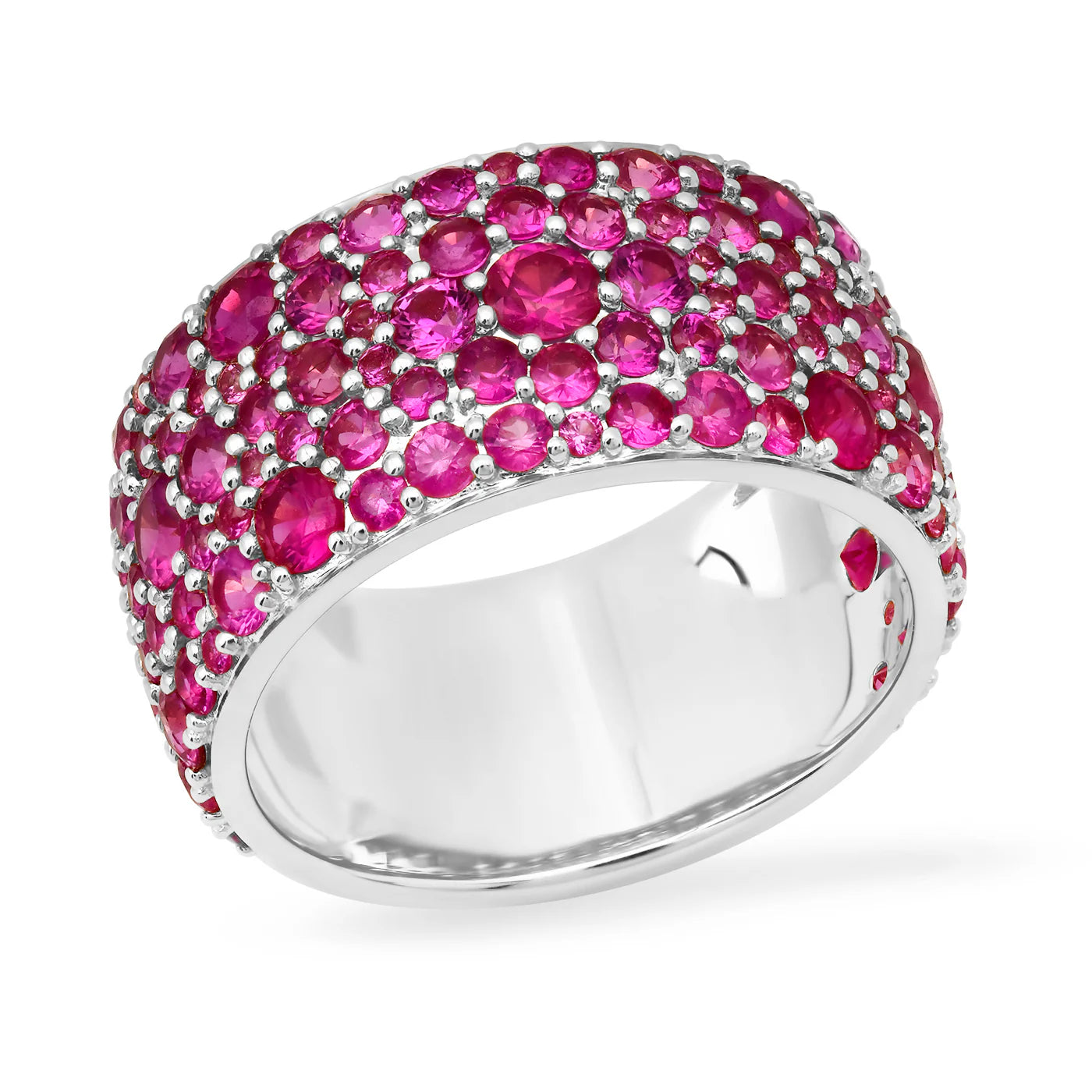 Juicy Gemstone Cigar Band Ring