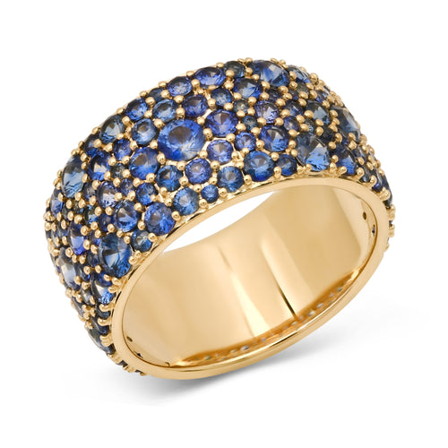 Juicy Gemstone Cigar Band Ring