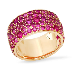 Juicy Gemstone Cigar Band Ring