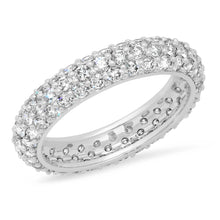 Diamond Pave Domed Ring