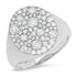 Jumbo Diamond Signet Ring