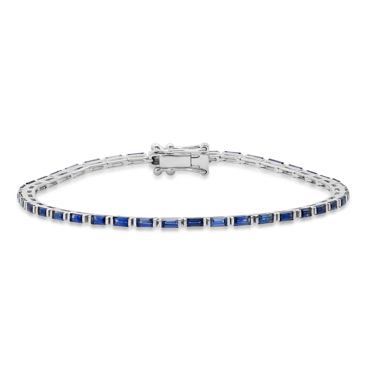 Sapphire Baguette Tennis Bracelets