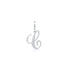 Diamond Medium Script Initial Charm