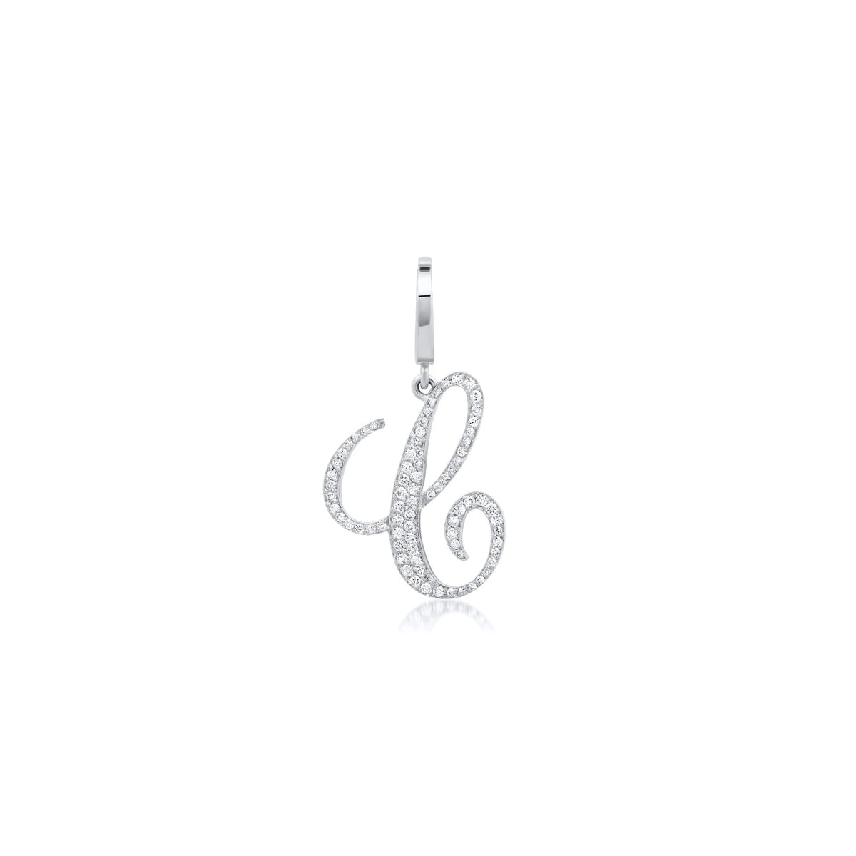 Diamond Medium Script Initial Charm