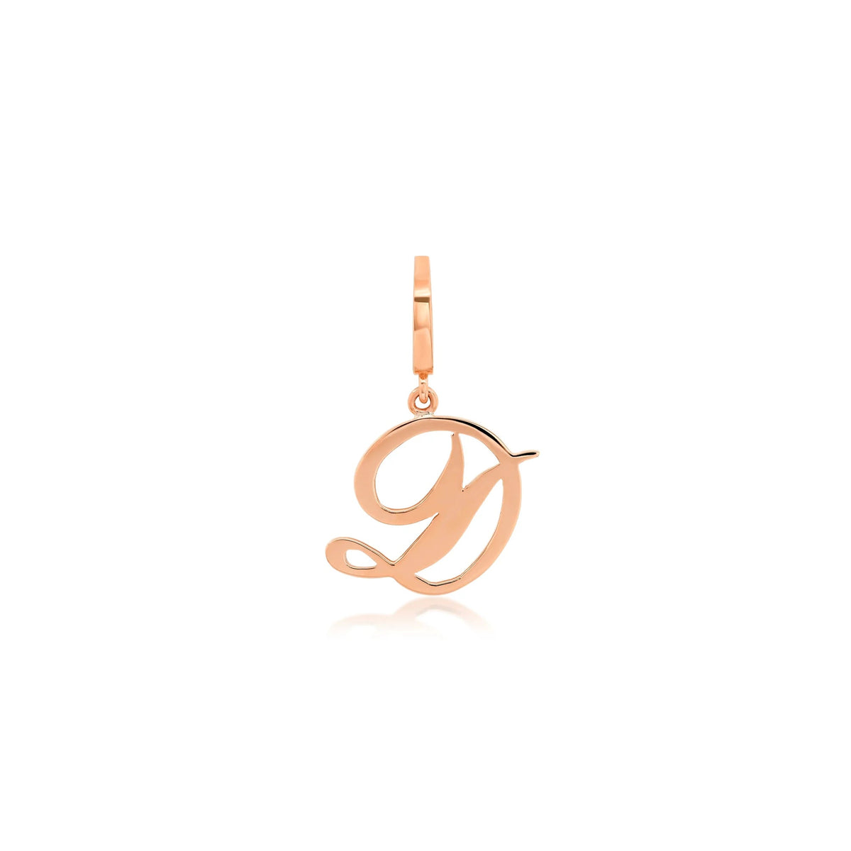 High Polish Medium Script Initial Charm