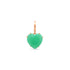 Precious Gemstone Heart Charm