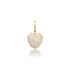Precious Gemstone Heart Charm