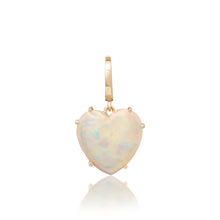 Precious Gemstone Heart Charm
