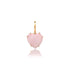 Precious Gemstone Heart Charm