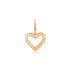 Outline Heart Charm