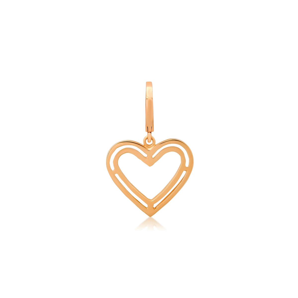 Outline Heart Charm