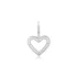 Outline Heart Charm