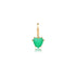 Mini Precious Gemstone Heart Charm