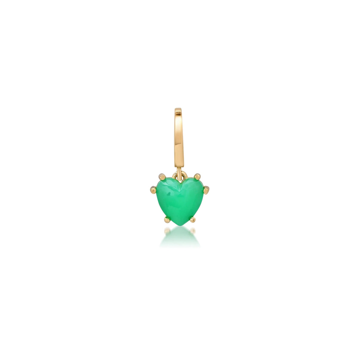 Mini Precious Gemstone Heart Charm