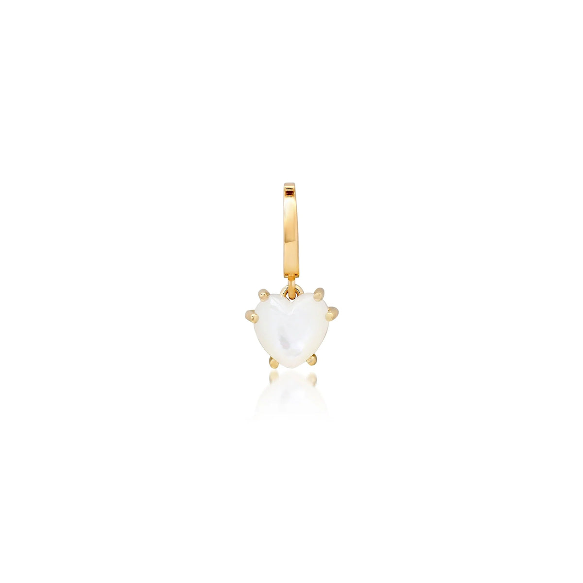 Mini Precious Gemstone Heart Charm