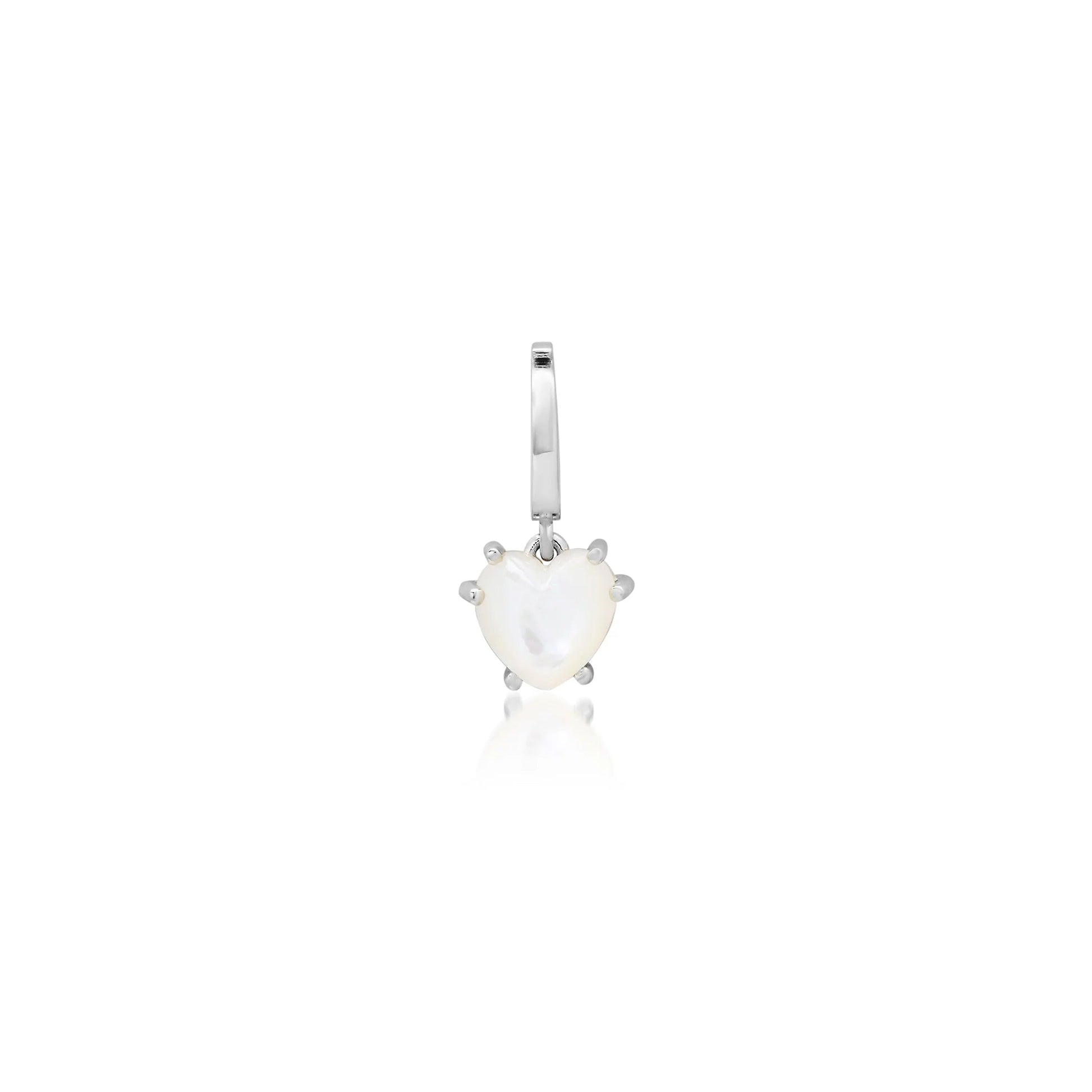 Mini Precious Gemstone Heart Charm