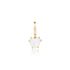 Mini Precious Gemstone Heart Charm