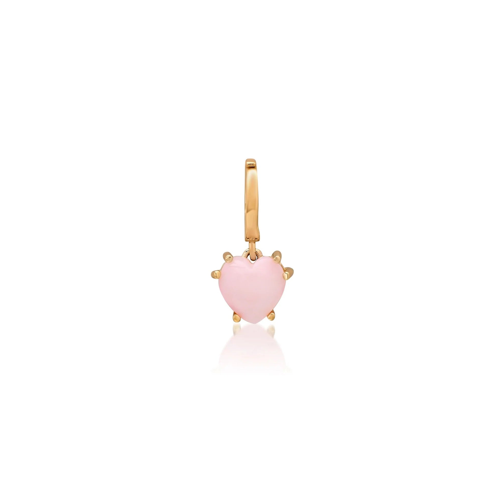 Mini Precious Gemstone Heart Charm