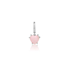 Mini Precious Gemstone Heart Charm