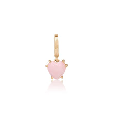 Mini Precious Gemstone Heart Charm