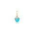 Mini Precious Gemstone Heart Charm