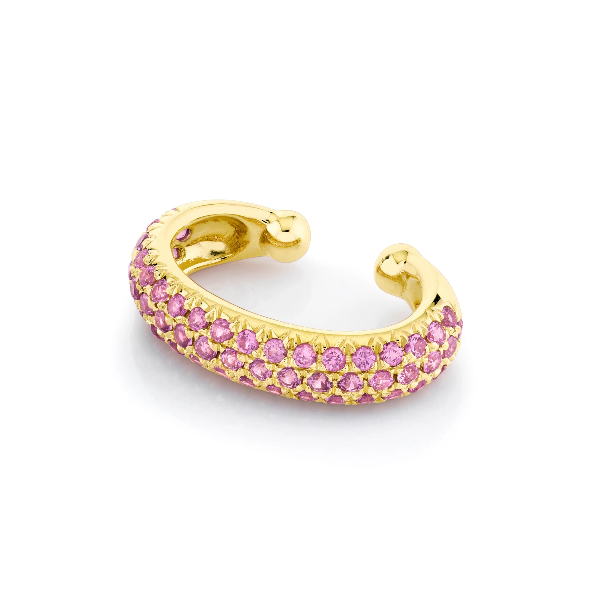 Jumbo Pave Gemstone Ear Cuff