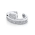 Diamond Floating Bezel Ear Cuff