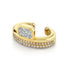 Diamond Floating Bezel Ear Cuff