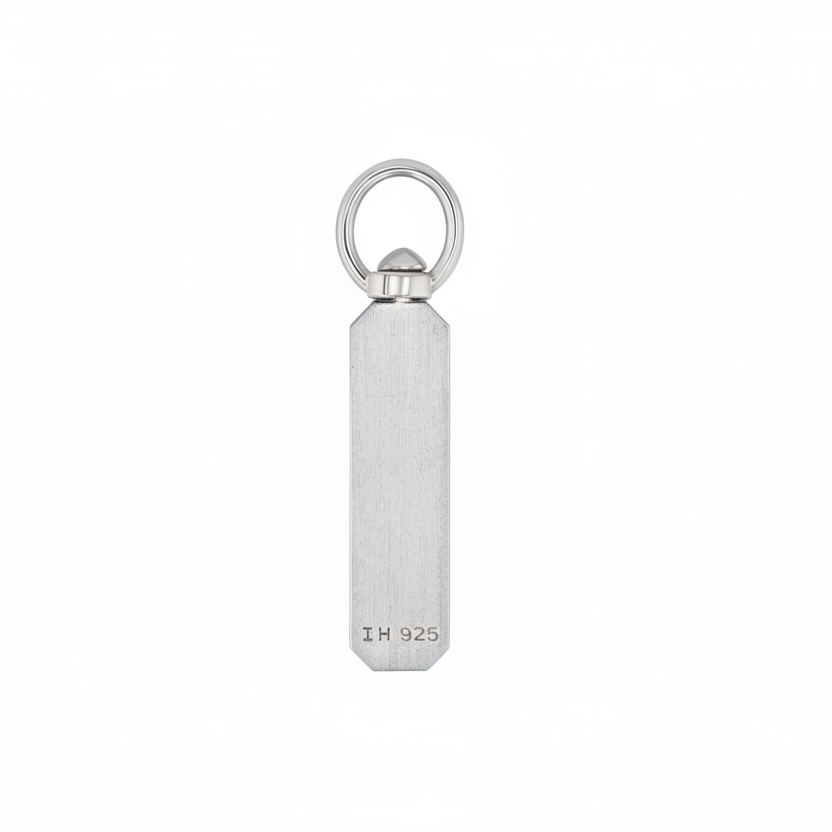 Silver or Gold Engravable Swivel Charm Pendant