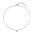 Pave Diamond Initial Thread Necklace