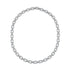 Diamond Pave Geo Flat Link Necklace