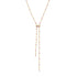 Pink Sapphire & Diamond Cascade Y Necklace