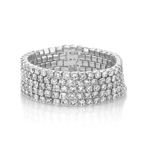 5 Thread Diamond Stack Ring